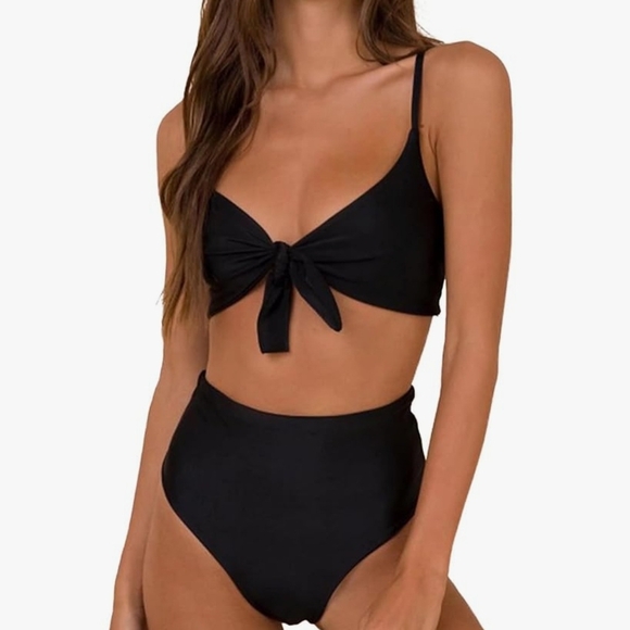 The Unbranded Brand Other - Chic Black Bikini Set for Women